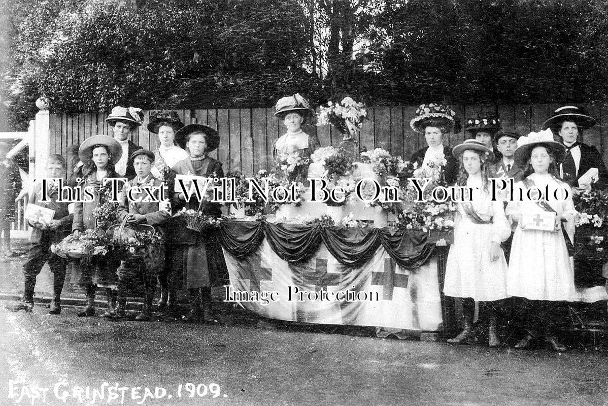 SX 4236 - Red Cross Saturday, East Grinstead, Sussex 1909