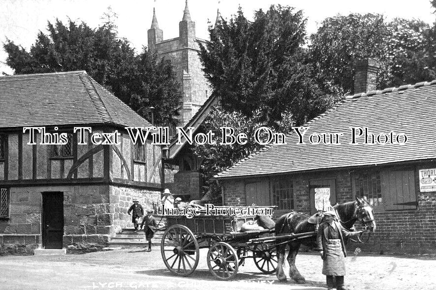 SX 4241 - Lych Gate & Church, Bolney, Sussex