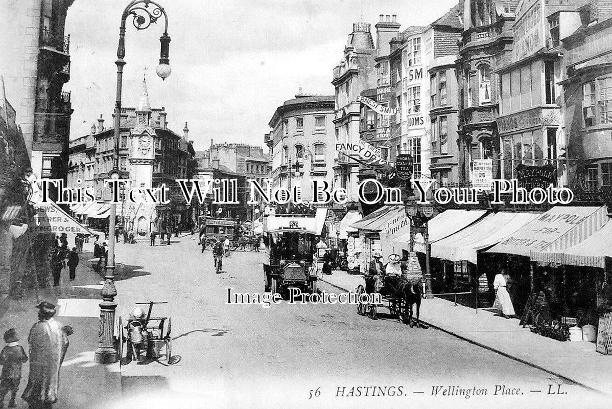 SX 4253 - Wellington Place, Hastings, Sussex c1907