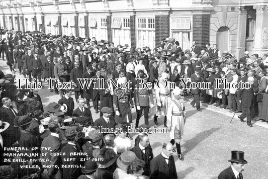 SX 4257 - Funeral Of Maharajah Of Cooch Behar, India, Bexhill, Sussex 1911