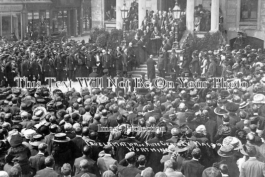 SX 4269 - Proclamation Of King George V, Worthing, Sussex 1910