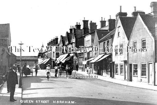 SX 4295 - Queen Street, Horsham, Sussex c1911