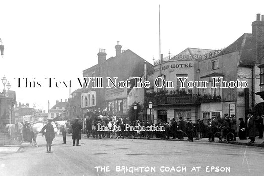 SX 4308 - The Brighton Coach At Epsom, Kings Head Hotel, Sussex