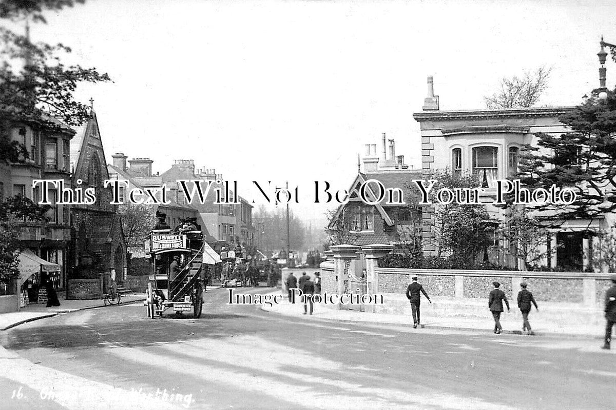 SX 4321 - Chapel Road, Worthing, Sussex c1911