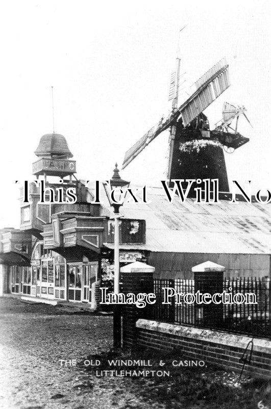 SX 4342 - The Old Windmill & Casino, Littlehampton, Sussex