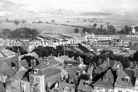 SX 435 - Lewes Railway Station From The Castle, Sussex