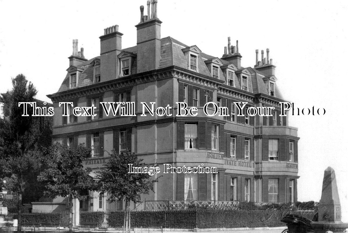 SX 4350 - The Araluen Private Hotel, Eastbourne, Sussex c1912