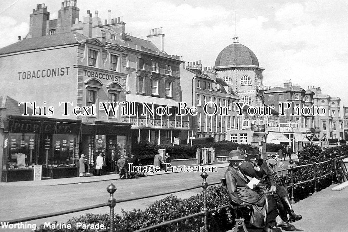 SX 4353 - Marine Parade, Worthing, Sussex c1927