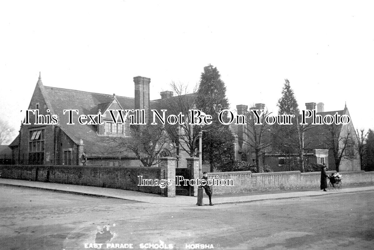 SX 4405 - East Parade Schools, Horsham, Sussex c1914