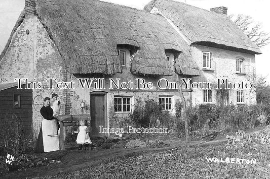 SX 4416 - Cottages In Walberton, West Sussex c1911