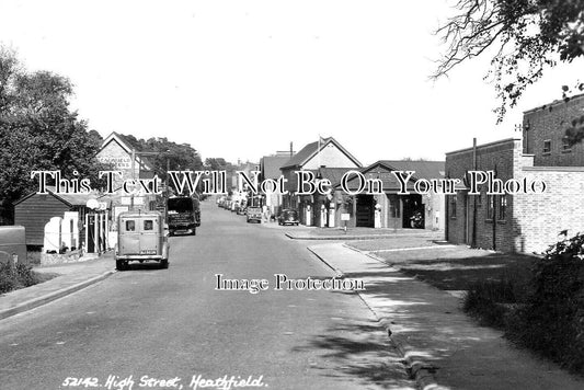 SX 4427 - High Street, Heathfield, Sussex c1954