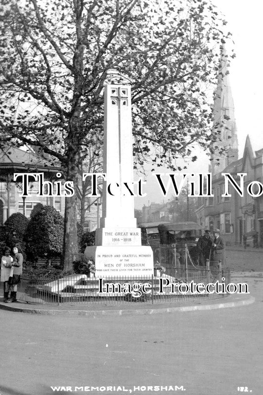 SX 4470 - War Memorial, Horsham, Sussex – JB Archive