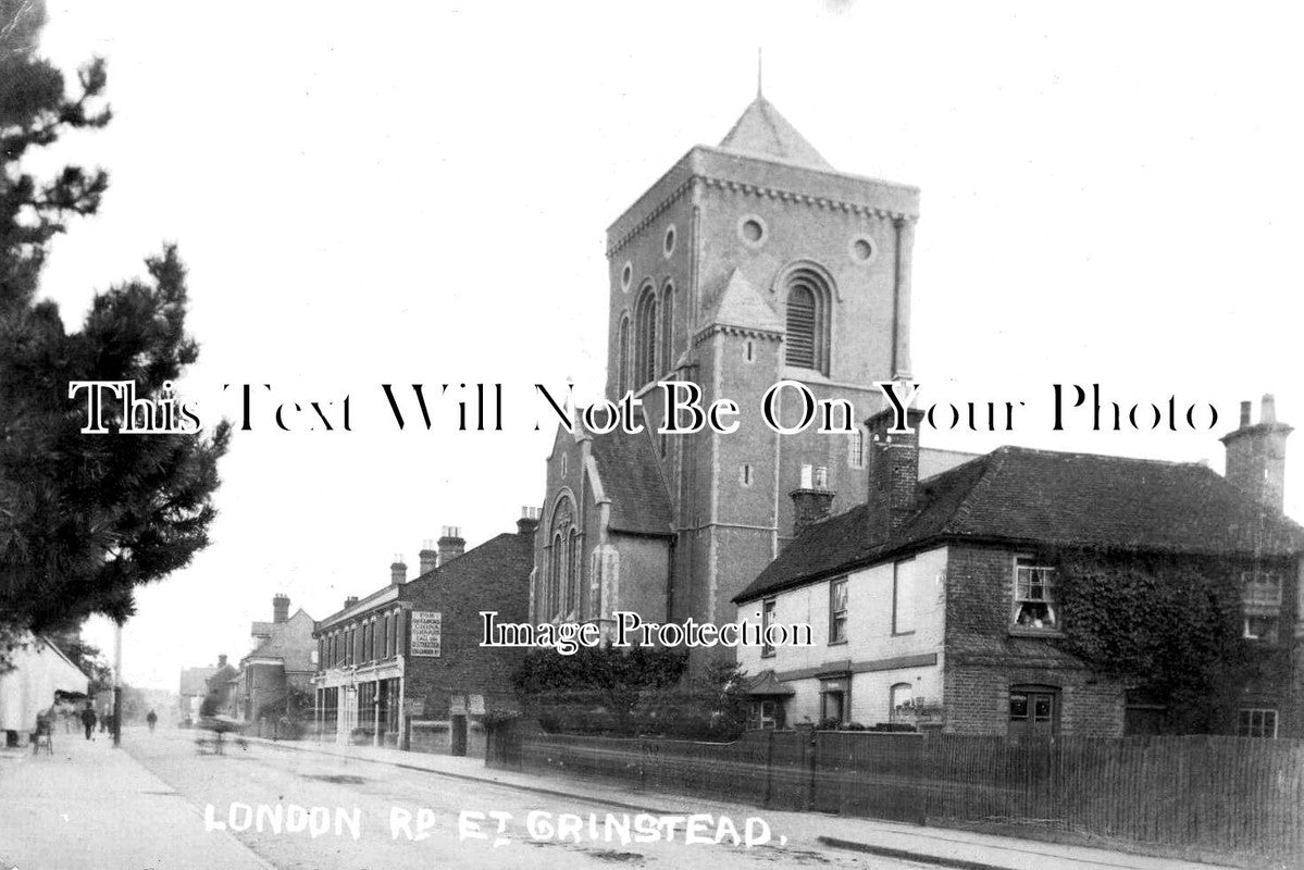 SX 4477 - London Road, East Grinstead, Sussex c1905