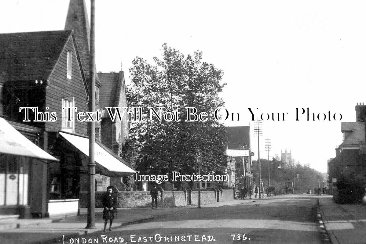 SX 4479 - London Road, East Grinstead, Sussex c1913