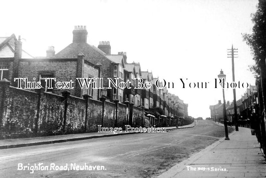 SX 4487 - Brighton Road, Newhaven, Sussex c1910