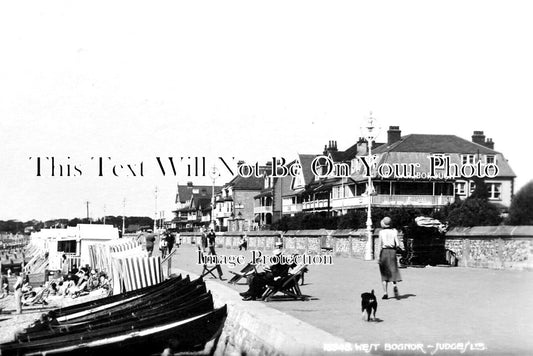 SX 4590 - The Marlborough Hotel, West Bognor Promenade, Sussex c1930