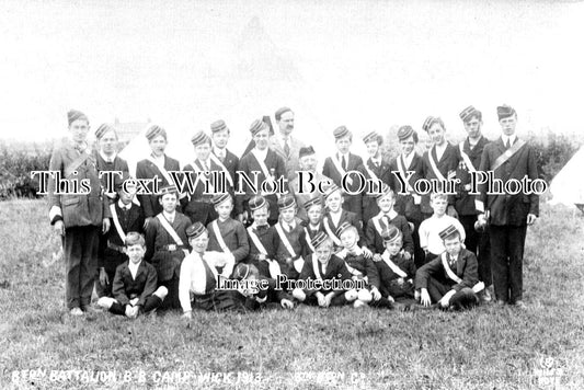 SX 4613 - Boys Brigade Camp At Wick, Brighton, Sussex 1913