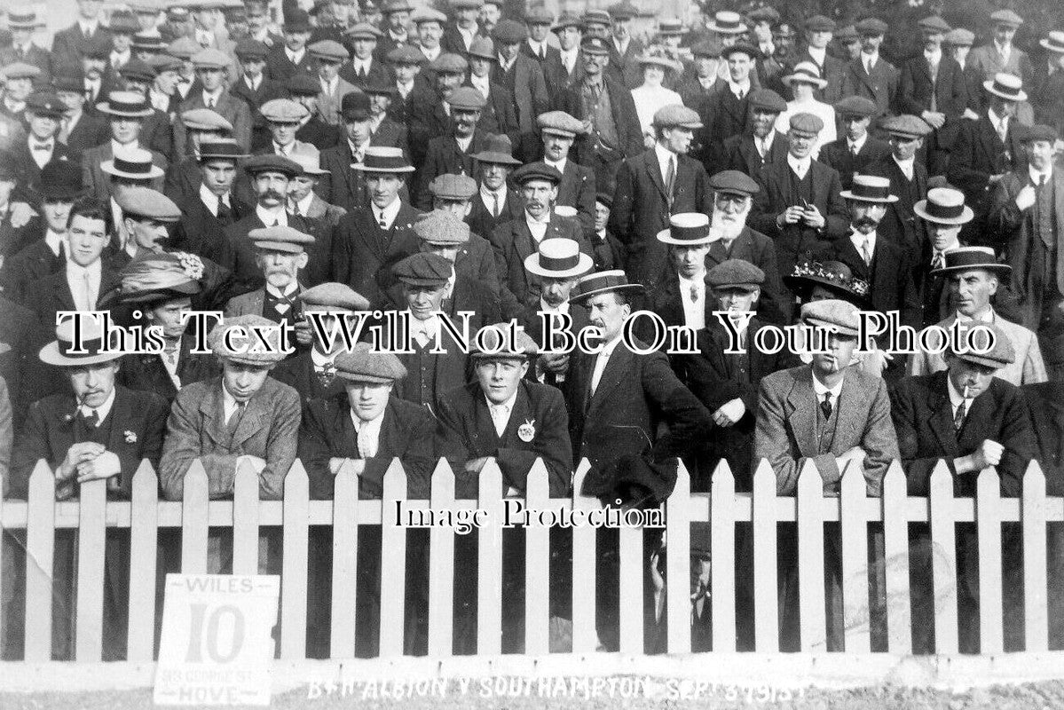 SX 4686 - Brighton & Hove Albion v Southampton At Hove, Football 1913