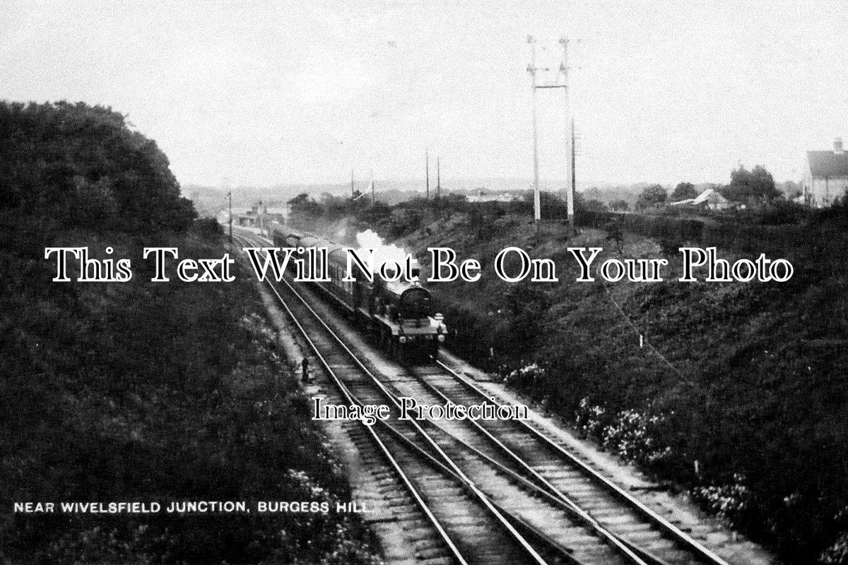 SX 471 - Near Wivelsfield Junction, Burgess Hill, Sussex c1918