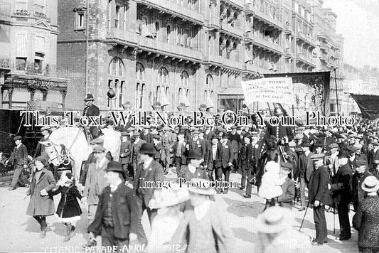 SX 4717 - Titanic Parade Collecting For Victims, Brighton, Sussex 1912