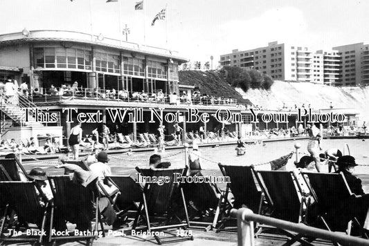 SX 4740 - The Black Rock Bathing Pool, Brighton, Sussex c1945