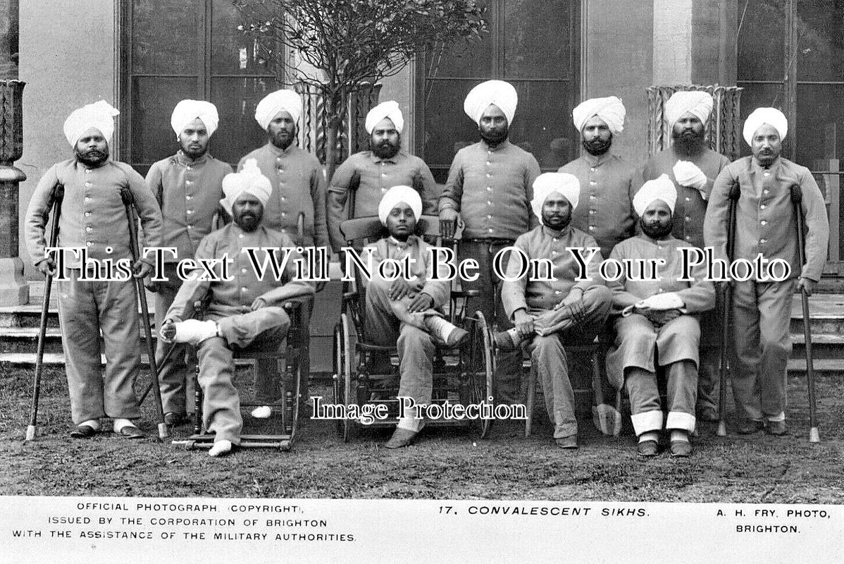 SX 4745 - Indian Sikh Soldiers, Brighton Royal Pavilion, Sussex