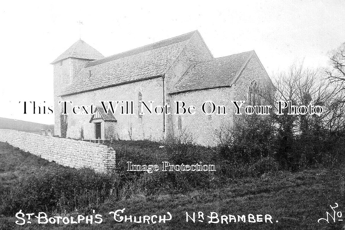 SX 4756 - St Botolphs Church Near Bramber, Sussex c1910