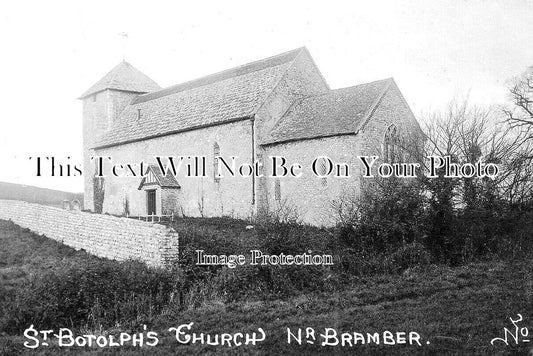 SX 4756 - St Botolphs Church Near Bramber, Sussex c1910