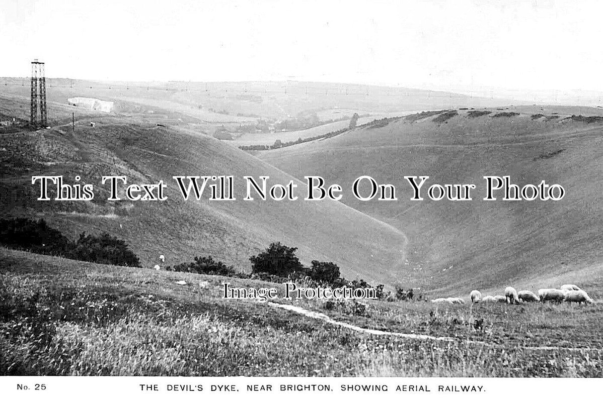 SX 4815 - The Devils Dyke Near Brighton, Sussex c1911