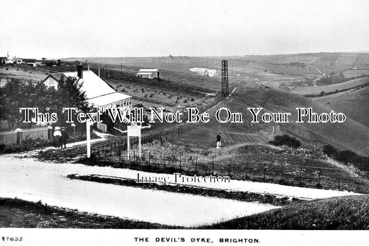 SX 4864 - The Devils Dyke, Brighton, Sussex c1910