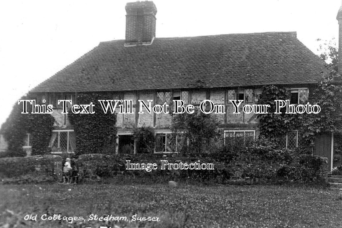 SX 4926 - Old Cottages, Stedham, Sussex