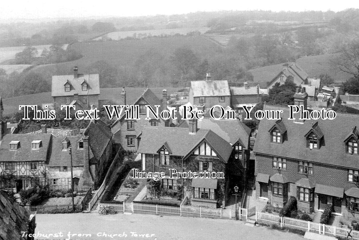 SX 4940 - Ticehurst From Church Tower, Sussex