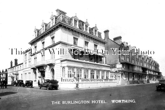 SX 5022 - The Burlington Hotel, Worthing, Sussex c1931