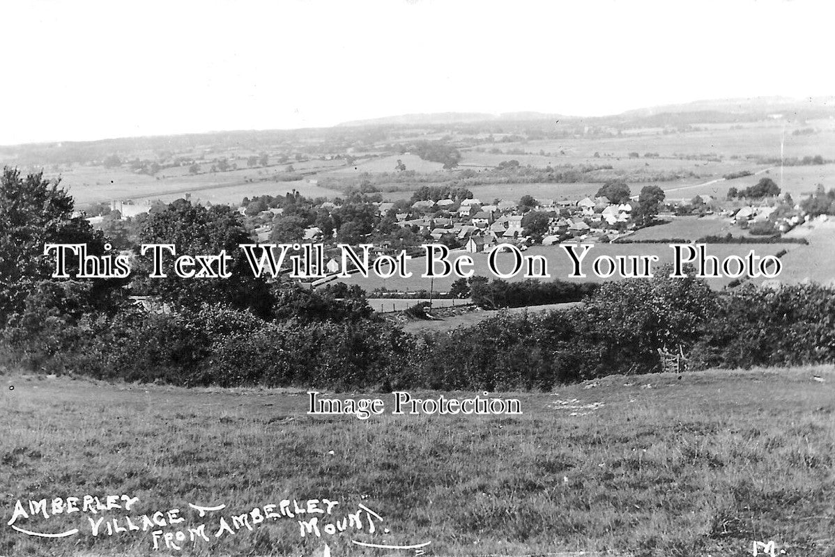 SX 5035 - Amberley From Amberley Mount, Sussex c1935