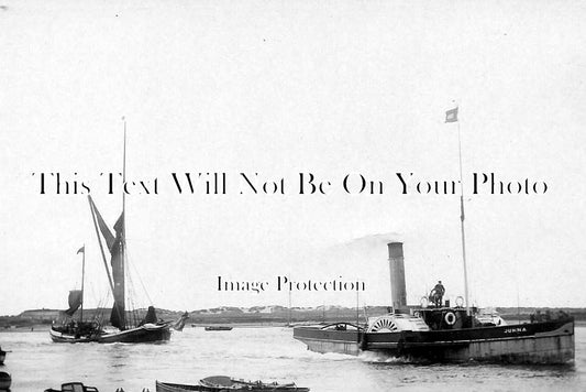 SX 511 - Steamer 'Junna' Littlehampton Harbour, Sussex