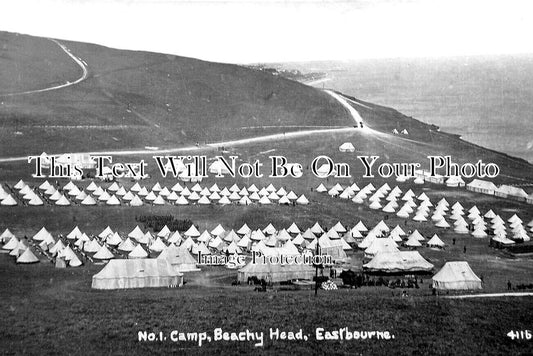 SX 5121 - No1 Military Camp, Beachy Head, Eastbourne, Sussex WW1