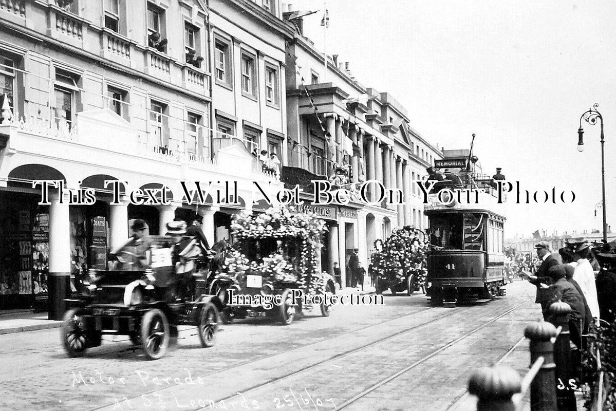 SX 5127 - Motor Parade, St Leonards On Sea, Sussex 1907