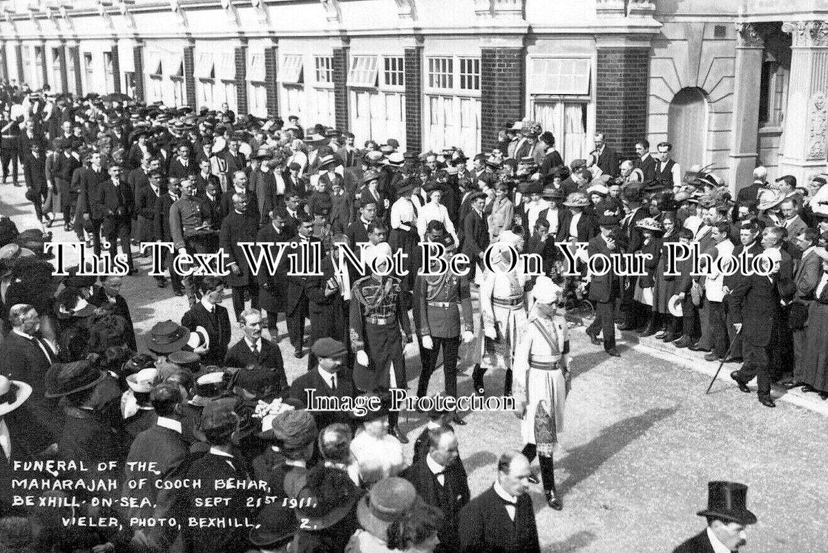SX 5148 - Funeral Of Maharajah Of Cooch Behar, Bexhill On Sea, Sussex