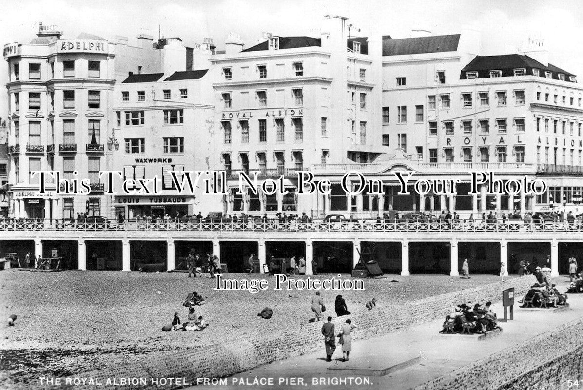 SX 5164 - The Royal Albion Hotel From Palace Pier, Brighton, Sussex