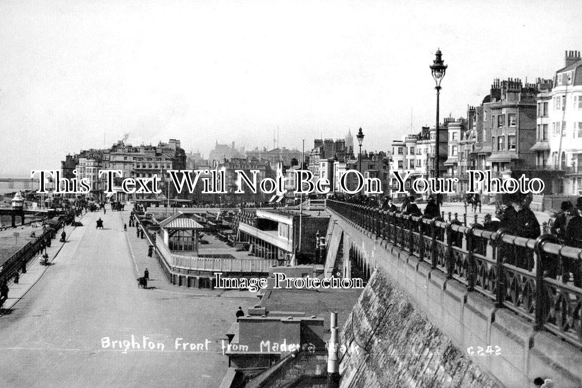 SX 5184 - Brighton Front From Madeira Walk, Brighton, Sussex