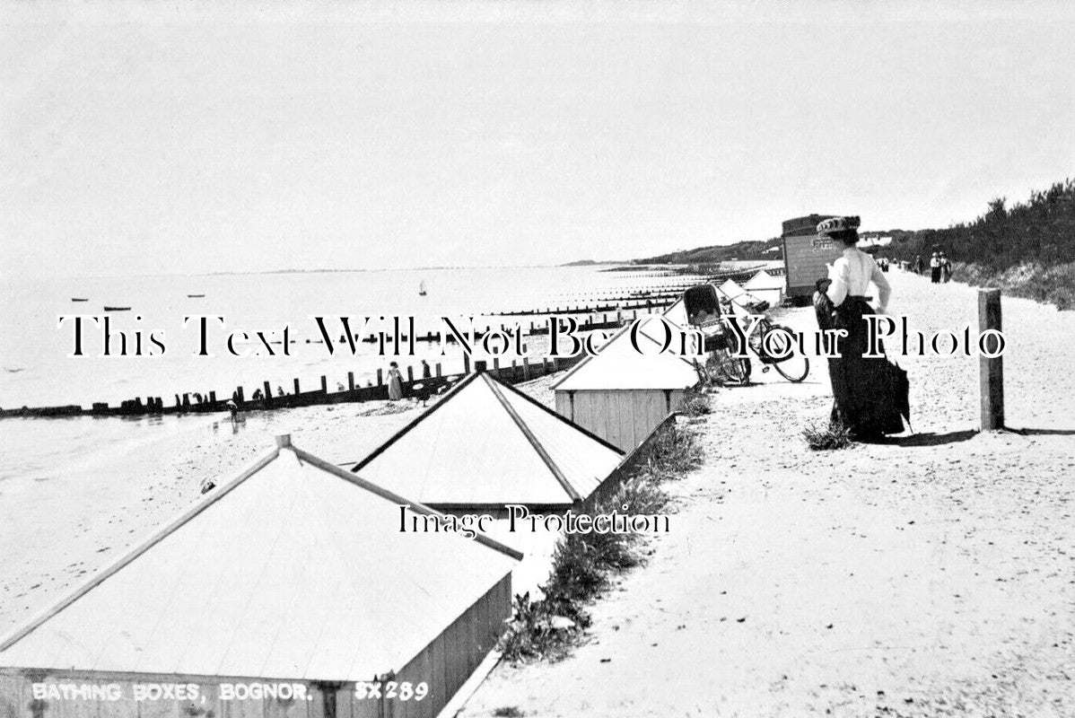 SX 5192 - Bathing Boxes, Bognor, Sussex