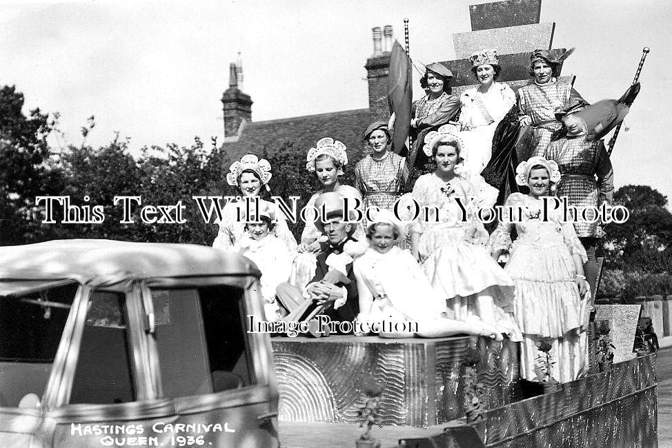 SX 5218 - Hastings Carnival Queen, Sussex 1936