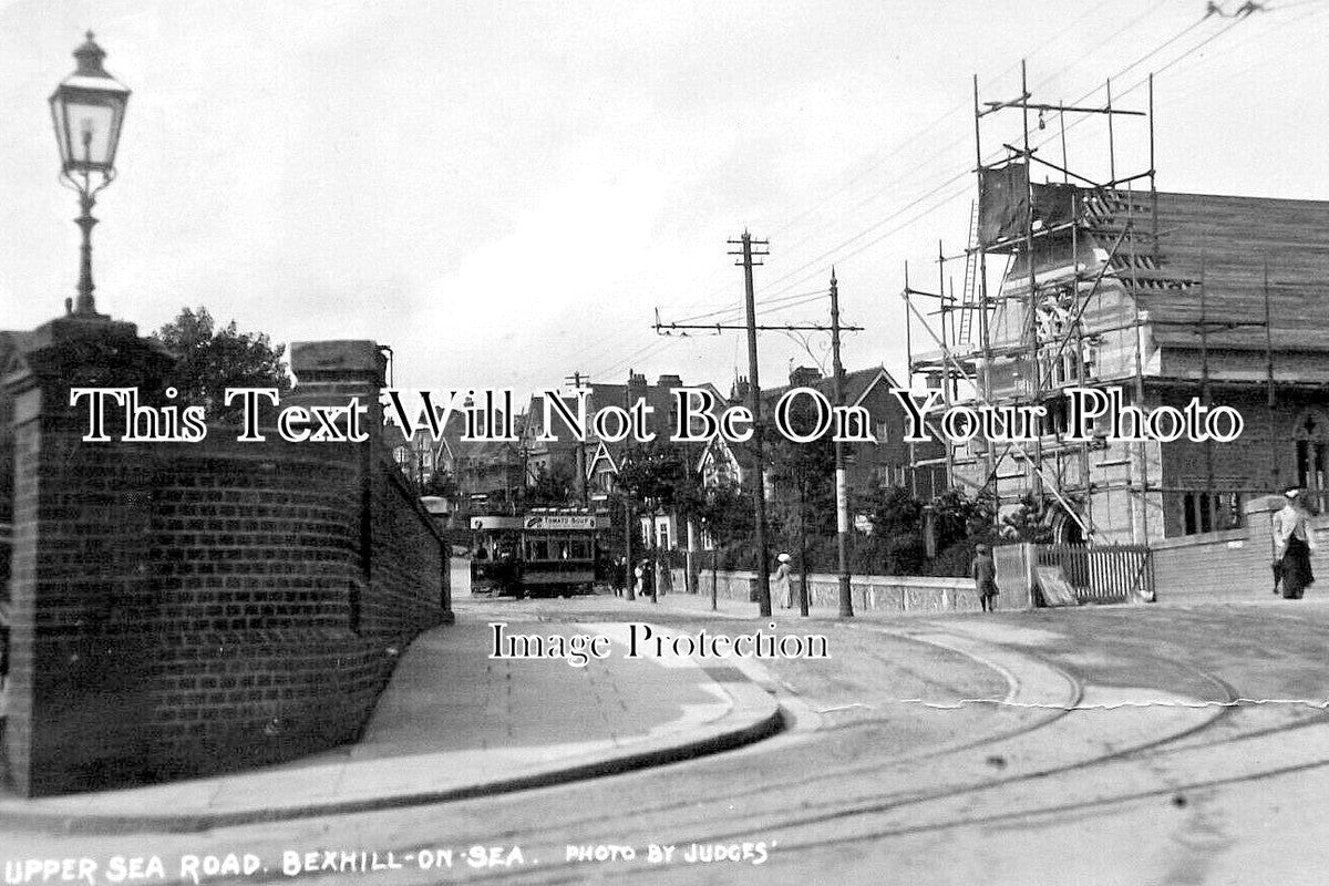 SX 5240 - Upper Sea Road, Bexhill On Sea, Sussex c1907