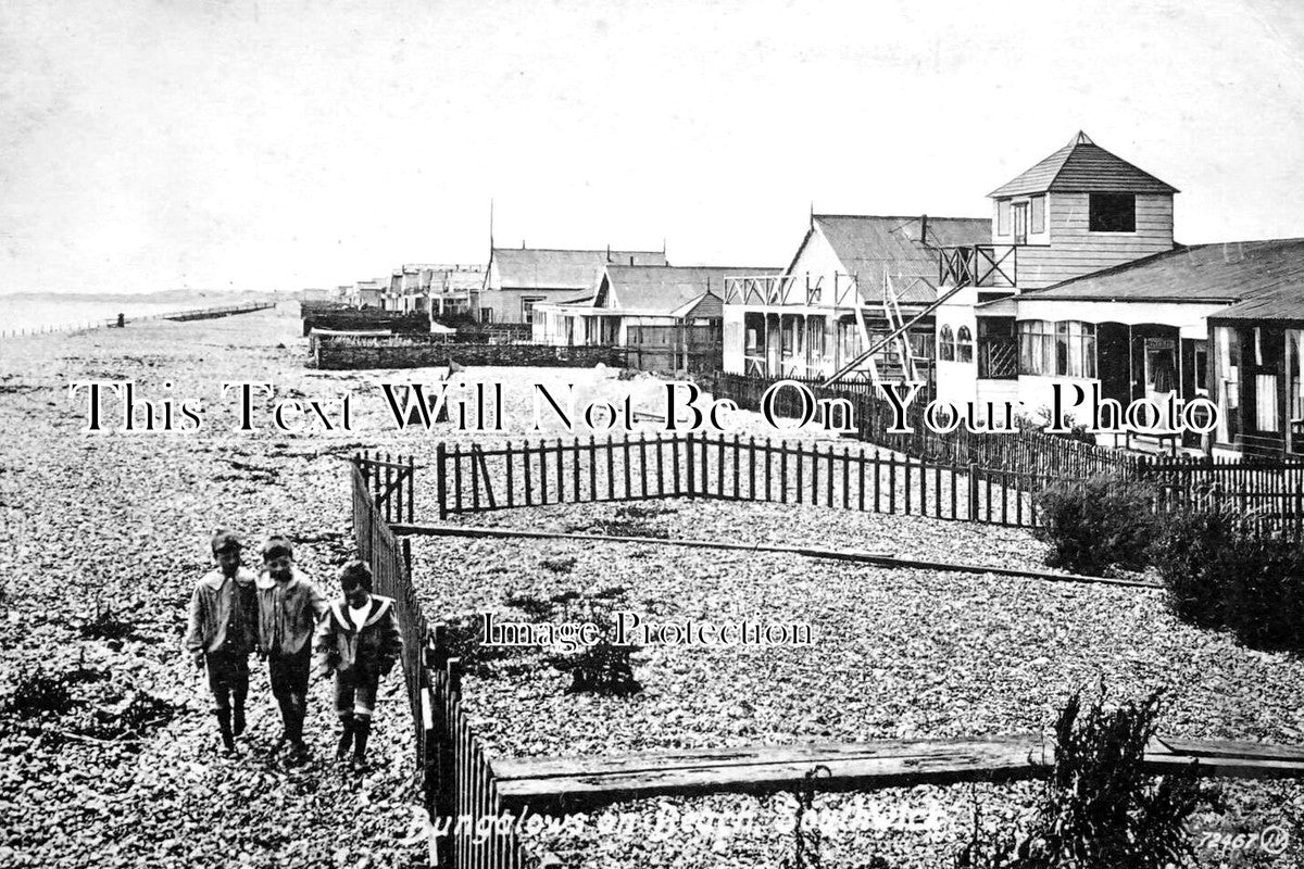 SX 5261 - Bungalows At Southwick, Sussex c1916