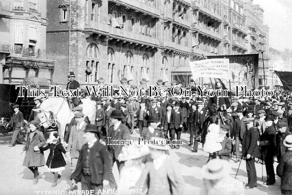 SX 5288 - Titanic Parade, Brighton, Sussex 1913