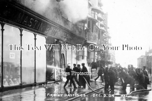 SX 530 - Mastin's Fire, Hastings, Sussex 1904