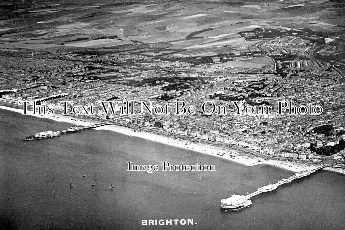 SX 5327 - Brighton Pier & Seafront, Sussex c1928