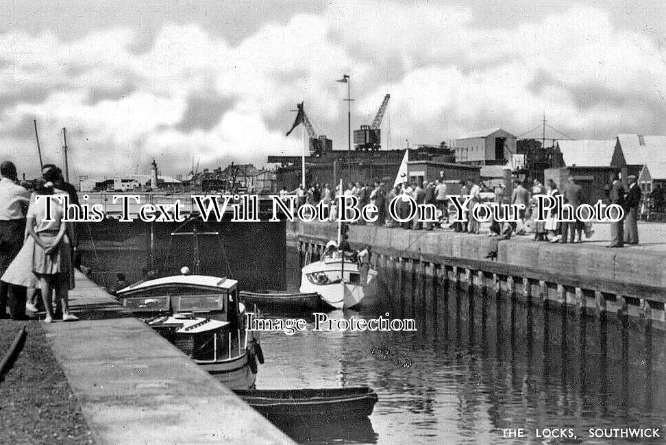 SX 5339 - The Locks, Southwick, Sussex c1953