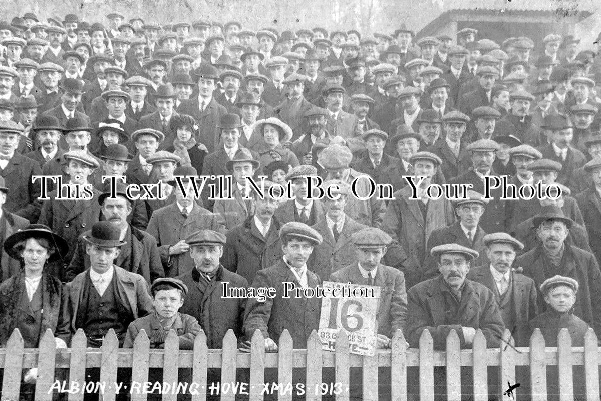 SX 5367 - Albion v Reading At Hove Football Club Game, Sussex 1913