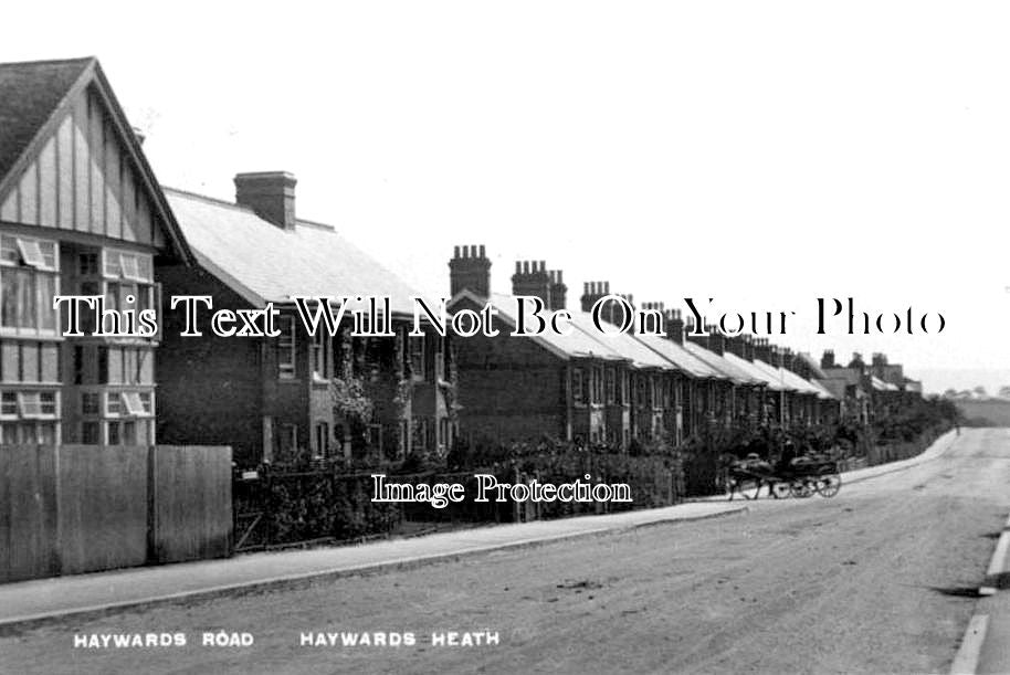 SX 5396 - Haywards Road, Haywards Heath, Sussex c1912